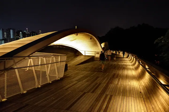 A dog at Henderson Waves in Singapore.